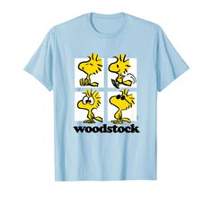 PRICES MAY VARY. Officially Licensed by Peanuts Graphic Artwork: H28828 Lightweight, Classic fit, Double-needle sleeve and bottom hem Peanuts Woodstock, Snoopy Images, Graphic Artwork, Woodstock, Branded T Shirts, Shoes Jewelry, Peanut, Opera, Top Styles