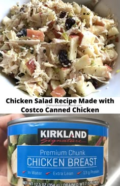 chicken salad recipe made with costco canned chicken