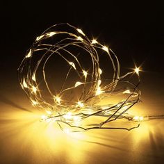 7 FT 20 LED Weatherproof Battery Operated Copper Wire Warm White Fairy String Lights With Timer - Luna Bazaar | Boho & Vintage Style Decor Cheap Lanterns, Wire Fairy, Starry String Lights, Holiday String Lights, Copper Wire Lights, Light Party, White Fairy, Flameless Led Candles, Light Emitting Diode