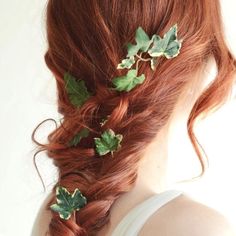 Hair Clips Wedding, Long Box Braids, Wedding Hair Clips, Trending Hairstyles, Pretty Hair, Poison Ivy, Box Braids Hairstyles, 인물 사진, Green Hair