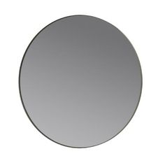 a round mirror on a white background with clippings to the bottom for text