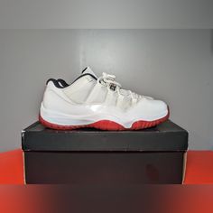 Pre-Owned In Great Condition. Small Scuff On The Rear Of The Outsole Of The Right Shoe (See First Pic). Thanks For Your Interest. Jordan 11 Retro Low Cherry, Air Jordan 11 Retro Low, Jordan 11 Retro Low, Air Jordan 11 Retro, Jordan 11 Retro, Air Jordan 11, Jordans For Men, Jordan 11, Jordan Shoes