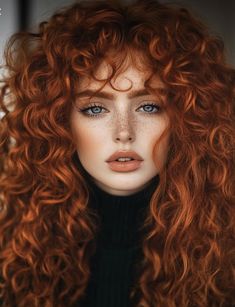 Short Red Hair Styles, Red Hair And Freckles, Copper Curls, Ginger Hair Dyed, Red Hair Inspo, Red Curly Hair