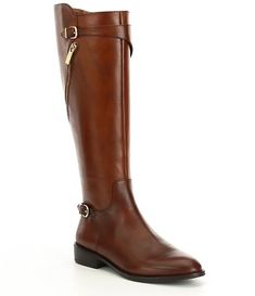 Gianni Bini Krassan Asymmetrical Leather Side Zip Riding Boots Mens Riding Boots, Womens Tall Boots, Autumn Shoes Women, Womens Winter Fashion Outfits, Leather Riding Boots, Leather Wedge Sandals, Gianni Bini, Dillard's, Tall Boots