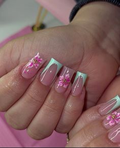 Cute Gel X Nail Designs, Summer Vacay Nails, Hawaii Instagram, Acrylic Toe Nails, Butterfly Nail Art, Book Me, Summery Nails, Girly Acrylic Nails, Dope Nail Designs