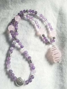 Hey, I found this really awesome Etsy listing at https://www.etsy.com/listing/575299786/amethyst-and-rose-quartz-necklace Amethyst And Rose Quartz, Rose Quartz Necklace, Small Shops, Necklace Gemstone