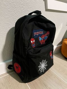 Spider Man Backpack, Cute Black Backpack, Spiderman Things, Spiderman Backpack, Spiderman Room, Spiderman Girl, Halloween Costumes 2022, Spiderman Outfit