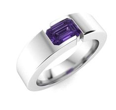 The Buyer Must Be Reads All details about This Product Material  92.5 Sterling Silver, . Gemstone Type  Natural Amethyst  Gemstone Shape     Octagon ( emerald ) Gemstone color    As Picture  . Style  Art Deco Quality  AAA . Ring For   Man Bezel Setting Ring, Mens Silver Ring, Ring For Man, Ring Boy, Mens Pinky Ring, Groom Ring, Ring Emerald Cut, Amethyst Ring Engagement, Rustic Rings