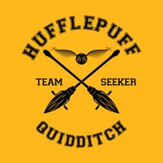 two paddles with the words'rufflepue team seeker quidditch