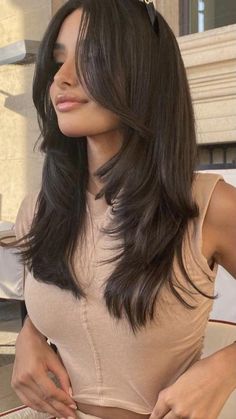 Trending Hair, Long Hair With Bangs, Women's Hair, Hair Inspo Color, French Braid