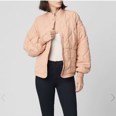 Blank Nyc Dolman Quilted Jacket Brand New With Tags-Sold Out Online Size Small And Medium Available Color Is A Dusty Rose/Light Pink Dolman Sleeves And Ribbed Cuffs At Bottom Oversized Fit Button Up Front 2 Pockets In Front Super Soft, Comfortable And Warm Similar To Free People Dolman Quilted Knit Jacket Versatile Spring Outerwear For Daywear, Spring Casual Quilted Jacket For Layering, Spring Quilted Long Sleeve Jacket For Layering, Casual Spring Quilted Jacket For Layering, Trendy Fall Daywear Outerwear, Spring Long Sleeve Quilted Jacket For Layering, Relaxed Fit Long Sleeve Quilted Jacket For Spring, Oversized Casual Quilted Jacket For Spring, Quilted Cropped Jacket For Fall