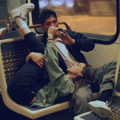 indie tumblr couple neon lights subway 35mm Hit Man Aesthetic, Grunge Couple Pictures, Metro Couple Aesthetic, Cinematic Couple Photoshoot, Sketch Of Couples In Love, Couples Photoshoot Cinematic, Couples In Metro Train, Film Photography Couple City, Love Sucks