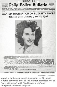 an old newspaper advertisement with a woman's profile on the front and back page