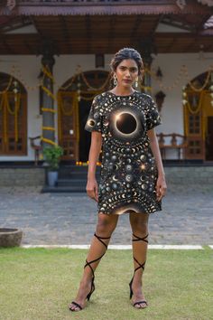 Total Solar Eclipse T Shirt Dress 2024: Celestial Wonder Tee Dress - Moon & Sun Dance Design Vintage Festival Gear Electronic Music Embark on an astronomical journey with our Solar System Eclipse T-Shirt Dress! This unique T-shirt Dress features a captivating design that blends the wonder of a solar eclipse with various celestial objects from our solar system. It's perfect for space enthusiasts, casual stargazers, and anyone who appreciates cosmic beauty. Stunning Eclipse Design: At the heart of Eclipse Design, Celestial Objects, Sun Dance, Dance Design, Space Fashion, Moon Dance, Vintage Festival, Festival Gear, Edm Music