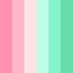 pastel color swatches with different shades