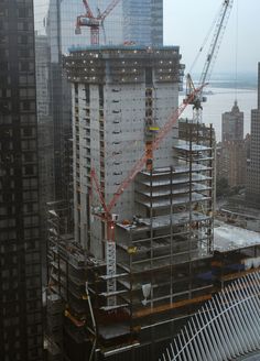 a large building under construction in the city