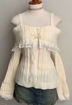 Mannequin Outfits, Long Sleeve Fits, Shoujo Girl, Cold Shoulder Lace, Outfit Shop, Swaggy Outfits