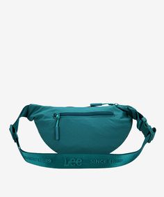 Made of high-quality water-repellent material   LEE logo on the front  Top zipper closure  Front zipper pocket  The inside bag includes a zippered pocket  A zippered pocket on the back  Adjustable canvas strap   11.5"(L) x 6"(H)(Drop: 23")  Interior Capacity: Medium    This unisex crossbody fanny pack features an adjustable and detachable long strap that can be worn in various ways, such as a crossbody bag, sling bag, belt bag, and chest bag. Urban Nylon Waterproof Bags, Urban Waterproof Nylon Bags, Urban Style Waterproof Nylon Bags, Nylon Softback Bag With Zipper Closure, Green Nylon Bags With Zipper Closure, Nylon Bags With Zipper Pocket Softback, Nylon Bags With Zipper Pocket And Softback, Urban Nylon Bag With Zipper Pocket, Urban Nylon Bags With Zipper Pocket