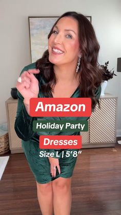 Shop MEROKEETY Women's V Neck Wrap … and other curated products on LTK, the easiest way to shop everything from your favorite creators. Outfit Ideas Christmas, Dresses On Amazon, Women Wedding Guest Dresses, Neck Wrap, Party Looks