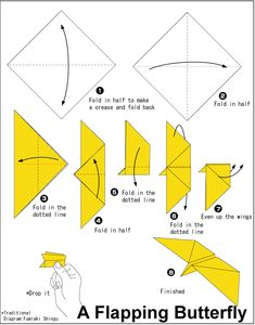 how to make an origami bird