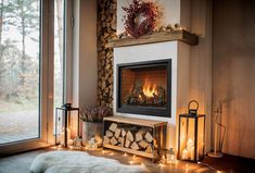 inviting fireplace Fireplace Pictures, Wood Fireplace, Cozy Fireplace, Window Installation, Cozy Place, Fireplace Design, Indoor Air Quality, Cozy Living Rooms, Indoor Air