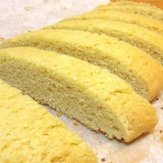 several slices of cake sitting on top of a piece of paper