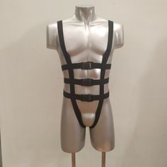 Great piece of elastic harness that could give you amazing fun! Very comfortable and easy to take it on and off. This is also the perfect quick and easy costume change to wear if you are a Go-Go Dancer! If you have any questions, or concerns please message me upon ordering! :) MATERIAL: Elastic, metal hardware STYLE: Postfetish, Gothic, Steampunk, Avantgarde, Streetstyle - Delivery Time: Shipping to USA & Canada ~ 14-20 days Shipping to EU ~7-10 days Shipping to Australia, NZ ~15-20 days Elastic Body Harness, Mens Chest Harness, Steampunk Harness, Drag Accessories, Body Harness Outfits, Go Go Dancer, Elastic Harness, Man Full Body