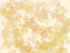 an abstract background with leaves in shades of yellow and green on a white backdrop for text or image