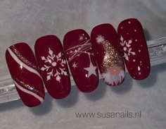 Nail Design Christmas Holiday, Christmas Nail Art Designs Winter, Nail Art Natale, Christmas Nail Art Designs 2022, Nails Art Noel, Božićni Nokti, Nails Christmas 2022, Red Christmas Nails Simple, Christmas Nail Designs 2022