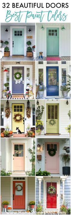 the front door colors for different doors