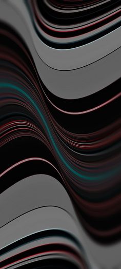 an abstract background with wavy lines in black and grey colors, including green on the bottom right corner