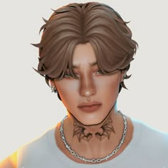 Sims 4 Men Clothing, Sims 4 Hair Male, Sims 4 Tattoos, Mod Hair, Male Sims, Sims 4 Family, Sims 4 Male