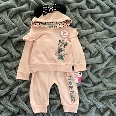 Matching Sweat Set Including Pants And Hoodie From Disney Brand. Hoodie Has Minnie Ears On Top! Brand New Condition. Super Soft And Ready To Wear Bundle With Other Items In My Shop For A Discount. Lots Of Baby Gear And More To Choose From! Ships Within 48 Hours Ambassador Status! Cute Mickey Mouse Hoodie For Winter, Cute Mickey Mouse Hoodie, Cute Long Sleeve Mickey Mouse Hoodie, Cute Cotton Mickey Mouse Hoodie, Cute Mickey Mouse Cotton Hoodie, Matching Sweat Set, Matching Sweats, Sweat Set, Minnie Ears