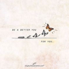 a drawing of two butterflies flying over the top of each other with words written below