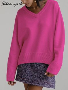 modname=ckeditor

V Neck Thick Warm Loose Sweater




Size


Bust


Recommend
bust size


Shoulder


Sleeve length


Front Length


Back Length




CM


Inch


CM


CM


Inch


CM


Inch


CM


Inch


CM


Inch




S


116


45.67


84-94


56


22.05


53


20.87


60


23.62


65


25.59




M


120


47.24


88-98


57


22.44


54


21.26


61


24.02


66 Womens White Sweater, Hot Sweater, Women Sweaters Winter, Basic Sweaters, Loose Knit Sweaters, Sweater Oversize, Estilo Chic, Oversized Pullover, Women Long Sleeve Tops