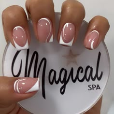 Nails design 2024 Sassy Nails, French Manicure Nails, Nagel Tips, White Nail, Acrylic Nails Coffin Short, Short Acrylic Nails Designs