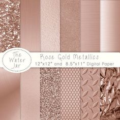 the water jar gold metallics paper pack