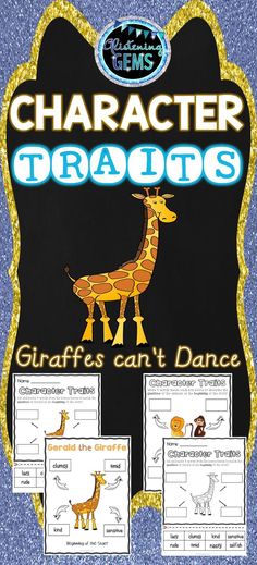 an interactive giraffe's can't dance game for children to play