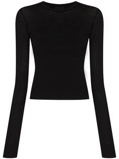 Sleeve Shirt Outfit, Long Sleeve Shirt Outfits, Wardrobe Nyc, Long Sleeve Cotton Tops, Fitted Long Sleeve, Black Long Sleeve Shirt, Black Long Sleeve Top, Cropped Tops, Womens Long Sleeve Shirts