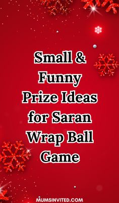 Unwrap a world of Christmas games ideas & prizes kids will love! Find saran wrap ball game prizes for kids' parties, teens groups, and adults' DIY holiday fun. Cheap and easy prize ideas for birthday parties, men, kids play dates & holiday celebrations. Perfect for filling kids craft sessions, adults party games & spreading seasonal cheer. Discover new ways to surprise the children in your life with delightful prizes wrapped in festive balls of saran wrap! Saran Wrap Ball Game Prizes Ideas 2024! Christmas Games For Kids And Adults, Adults Party Games, Saran Wrap Game