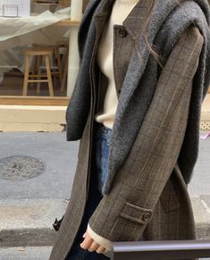 Jcrew Coat, Girl Therapy, Oh Captain My Captain, J Crew Jacket, December 2023, Burberry Jacket, Tweed Blazer, Cute Fits, Winter Style