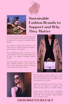 If you want to be more conscious about your fashion habits, these are 3 brands you should absolutely check out!  Sure, these are not the only ones - and I definitely encourage you to drop more names in the comments! - but they're a great place to start all the same. Sustainable Fashion Brands, Eco Friendly Fashion, Carbon Footprint, Fashion Brands, Brand You, Ethical Fashion, Fashion Item, Industrial Style, Sustainable Fashion