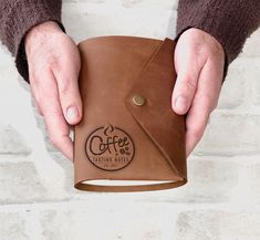 Welcome to Something for Keeps! But first coffee....!  A great gift for the coffee lover in your life! This beautiful handmade leather coffee tasting journal features a flawlessly laser engraved Coffee Notes design and comes with the option of adding up to four more personalised engravings! A delight for any coffee addict! PERSONALIZATION OPTIONS There are up to four different areas that can be engraved on the journal (see pictures), ideal for a name, monogram, date, quote and more. If you wish Coffee Notebook, Date Quote, Coffee Notes, Coffee Drinker Gifts, For Keeps, Journal Features, Coffee Drinker, Coffee Gift, Coffee Tasting