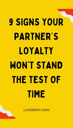 Not all relationships are built to last. Discover the subtle signs that your partner's loyalty might falter when it matters most. Stay informed and protect your heart.