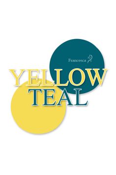 the yellow teal logo is shown in blue and yellow with two circles above it