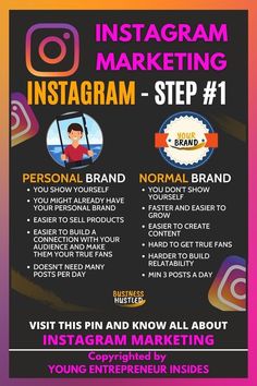 the instagram marketing flyer for instagram