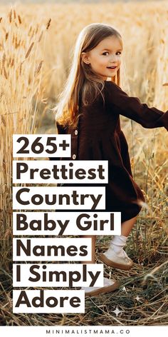 The *very* best unique baby names that are totally Southern and sweet - the best country baby names for your little Southern sweetie! (aka Southern girl names) Cowgirl Baby Names, Rustic Girl Names, Names Inspired By The Ocean, Earthy Baby Names, Country Baby Girl Names, Southern Baby Girl Names, Different Baby Names, Hippie Baby Names, Southern Girl Names