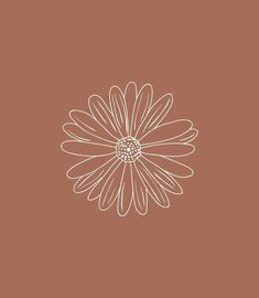 a white flower on a brown background with the words, i love you in it