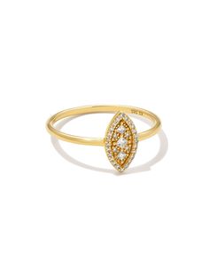 Buy Vivianne 14k Yellow Gold Band Ring in White Diamond at KendraScott. Yellow Gold Drop Earrings, Gold Band Ring, White Gold Band, Yellow Gold Pendants, Gold Drop Earrings, Princess Cut Diamonds, Diamond Sizes, Gold Pendant Necklace, Gold Band