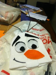 a close up of a stuffed animal on a table